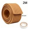 W Shaped Edge Bumper Strip Thick Soft High Elastic Cushion Self Adhesive for Baby Home Furniture Safety Protection