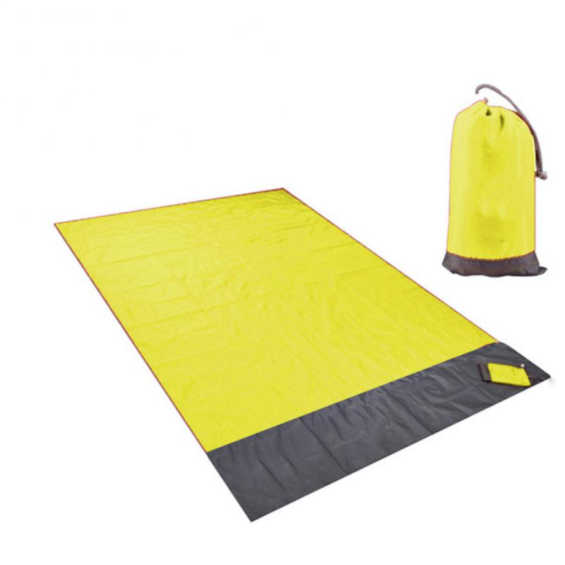 200210CM Water Resistant Folding Camping Mat Ultralight Pocket Beach Blanket For Camping Hiking Outdoor Use Picnic Mat Sand Beach Mat