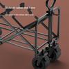 Lightweight Folding Outdoor Camping Cart - Hand-Pulled Trolley for Shopping & Camping