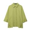 Spring New Arrival European And American Style Casual Suit - Loose Fit Shirt With Wide Leg Pants For Effortless Spring/Summer Style