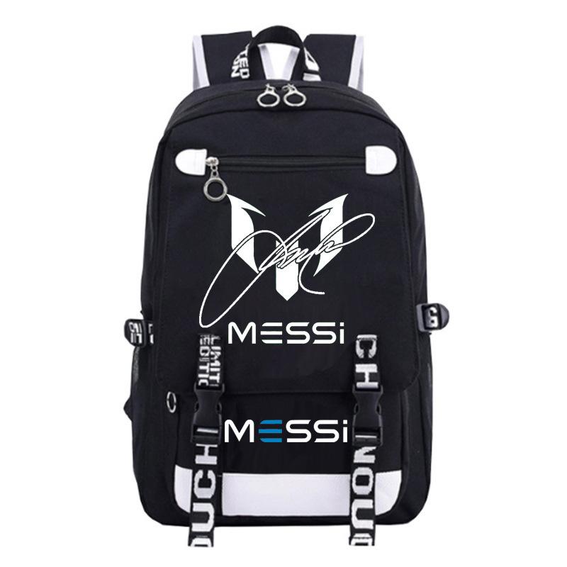 Large Capacity Schoolbag with Shoulder Strap; Student Three-piece Pencil Case Set