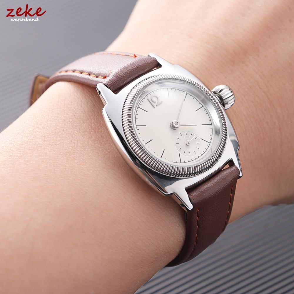 8mm 10mm 12mm 14mm 16mm 18mm 20mm 22mm Leather Watch Strap Men Women Soft Ultra-thin Leather Wristband Universal Sport Bracelet