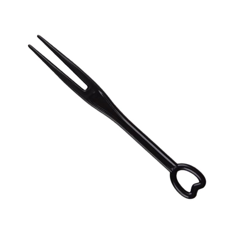 Tiemuyun Disposable Heart-shaped Plastic Fruit Forks