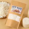 1 Pounds Pure White Soy Wax For DIY Handmade Candles Crafts 100% Additive-Free Scented Candle Raw Material Making Supplies Kit