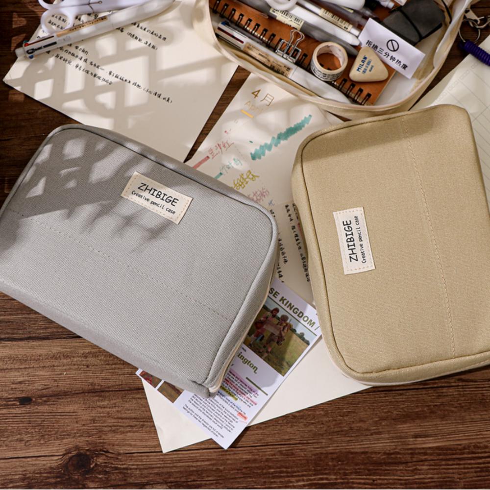 Multi-functional Pen Bag INS Style Stationery Storage Pouch Pencil Case  Student Gift