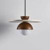 Denmark Creative Led Chandeliernatural Wood Color Pendant Light Hanging Lights Bedside Lighting Fixtures Indoor Home Decor