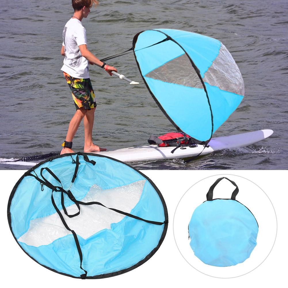 108cm Durable Portable Folding Downwind Wind Paddle Board Kayak Sail Sailboat for Kayak Canoe Boat