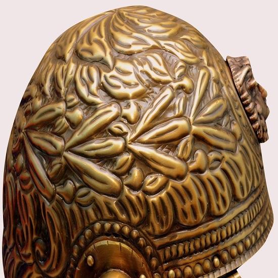 Mittelalterlicher Römischer Helm Messing Xanten Gallischer Helm Handgefertigt Historischer Helm