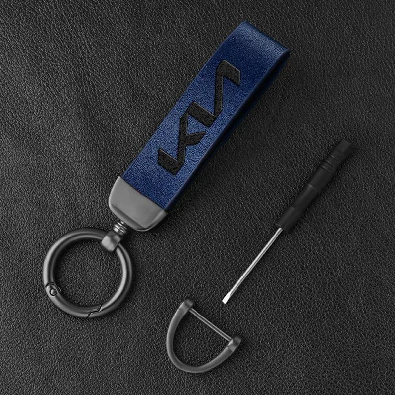 Car Logo Keychain Decoration Pendant Key Ring For Kia Sportage Carnival Seltos Sorento Rio Borrego Ceed Forte K3 K4 K5 K7 K9 EV3 Gbnkr30