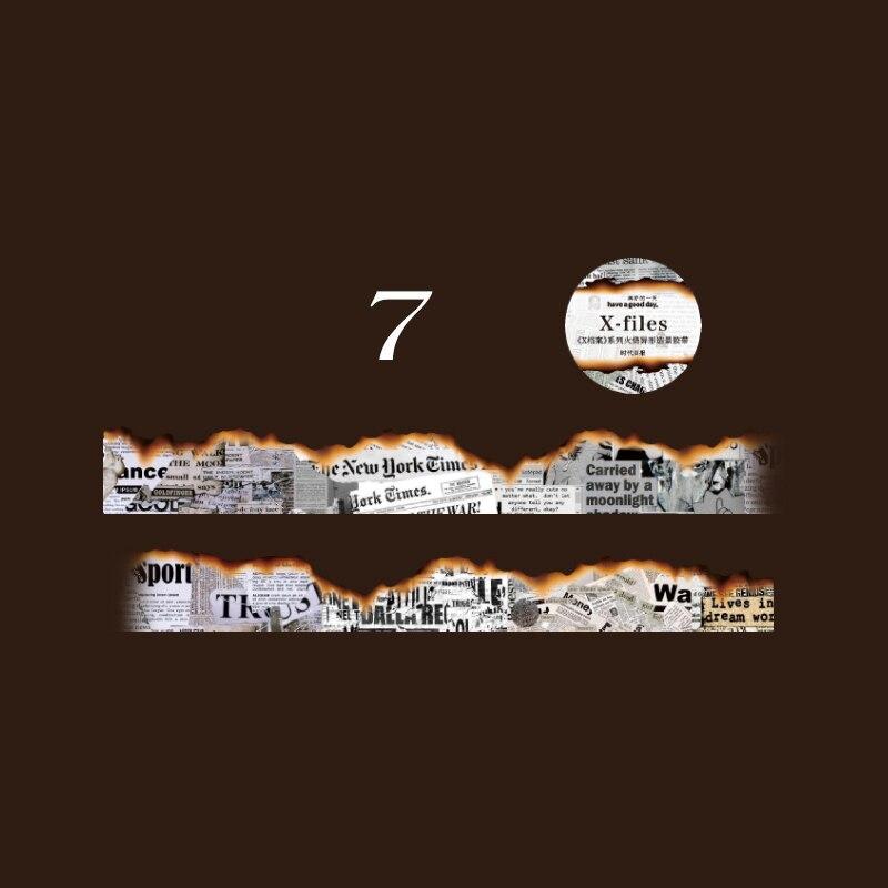 

8 стилей, винтажная лента васи, сделай сам, декоративная наклейка для ручного счета, бумага васи LXY