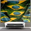 Brazil Artwork Printed Tapestry, Fabric Tapestry Wall Hanging Decoration for Bedroom, Living Room, Dorm Room Home Party Fan Gifts