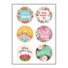 Happy Mother Day Stickers,Floral Mom Labels Stickers In  For Mother's Day Cards,,Envelopes Seals,Flowers And Gifts Wrapping Decoration