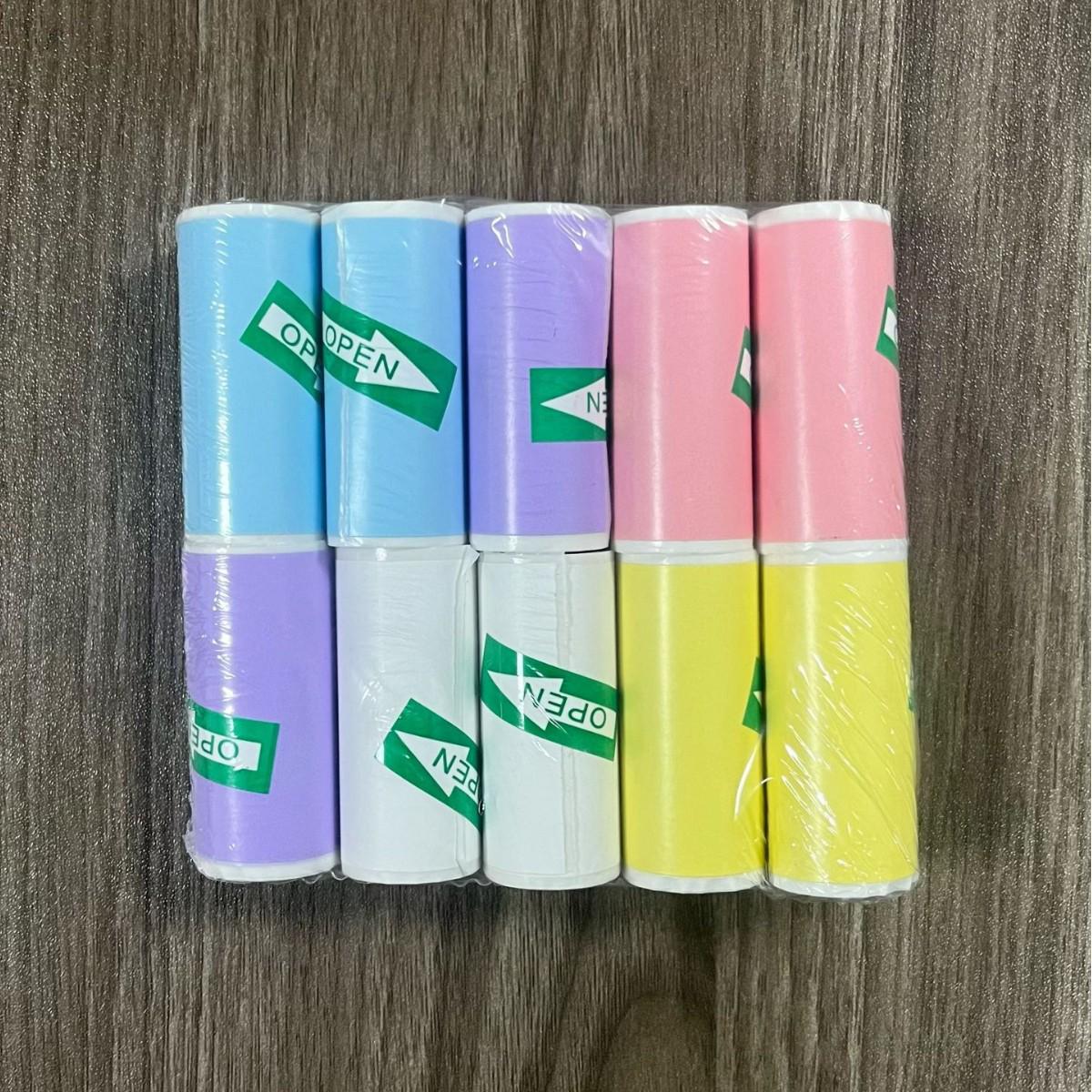 

Термосамоклеящаяся печатная бумага 57x25 мм - Цветная