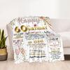 Happy 50th Birthday Celebration flannel,Lightweight,Flannel Blanket,Comfortable Blanket, Sofa Blanket, Gift blankets,Holiday Gift Blanket Blankets