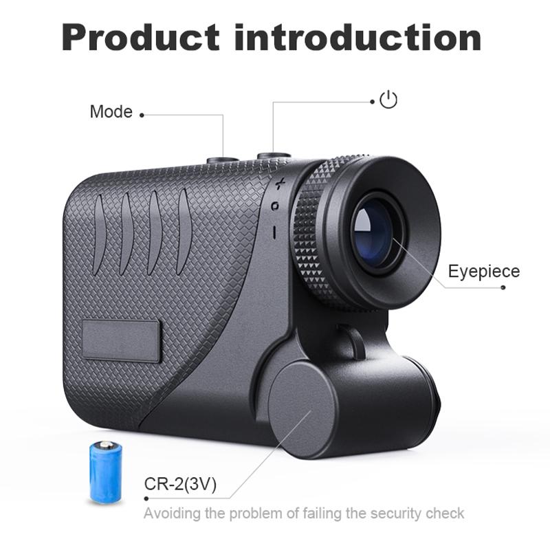 1500M Laser Rangefinder Telescope HD Image High Precision Measuring Electronic Ruler Monoculars for Golf Outdoors Hunting