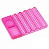 Acrylic Nail Art Brush Holder 1pc 5-Compartment Stand With Mixing Palette Tool Organizer For UV Gel Pen Display Manicure