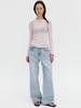 Leubieleu Wide Fit Denim Pants (Light Blue)