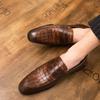 New Men's Dress Leather Shoes Luxury Fashion Groom Wedding Shoes Men Italian Style Oxford Shoes Plus Size 38-48