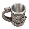 Viking Beer Mug Vintage Large Capacity Stainless Steel Liner Mug Resin Process Ornaments for Beer