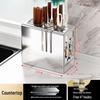 Multifunctional Kitchen Knife & Utensil Wall-Mounted Storage Rack
