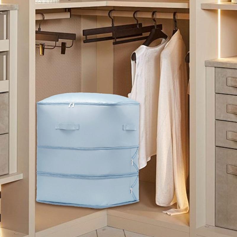 Multipurpose Organizers Bag For Winter Coat Bedding Portable Portable Design Vacuum Storage Bag With Handles