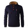 Mens Cowl Winter Neck Hooded Sweatshirt Coat Jacket Outwear Sweater Tops Jumper