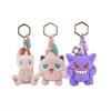 Manga Pikachu Keyring Gengar Togepi Sprigatito Mew Jigglypuff Mimikyu Filled Plaything Adorable Fluffy Keychain Plushies Ornament Favors