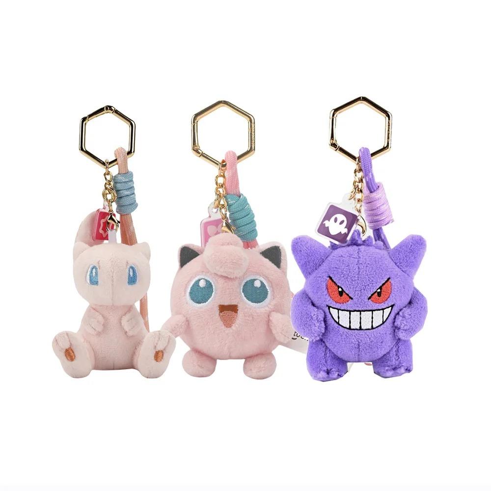 Manga Pikachu Keyring Gengar Togepi Sprigatito Mew Jigglypuff Mimikyu Filled Plaything Adorable Fluffy Keychain Plushies Ornament Favors