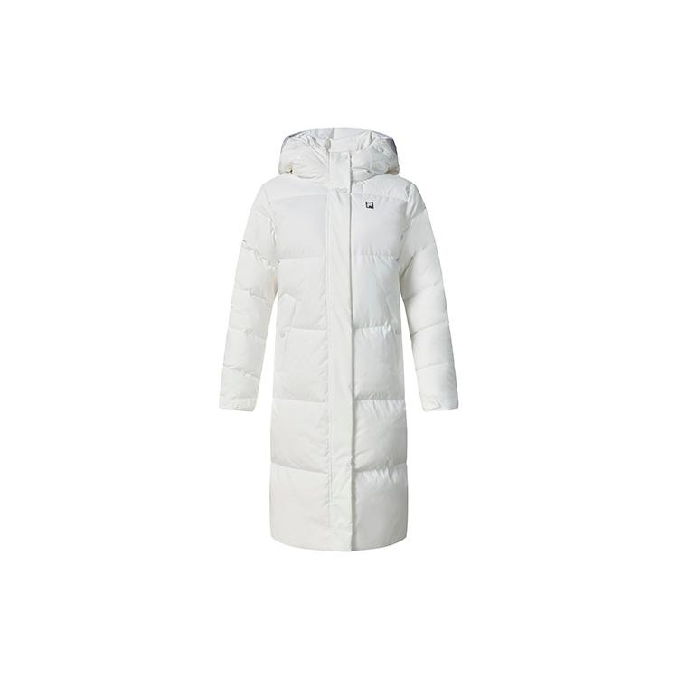 New FILA Down Jacket Winter Women's Jade White A11W242908F-WT