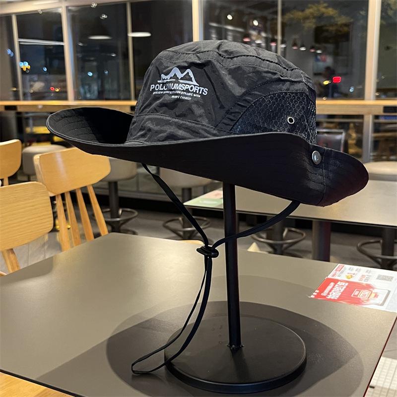 Unisex Western Cowboy Sun Hat - UV Protection for Hiking, Climbing, Camping, Fishing, and Outdoor Activities