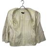 GIORGIO ARMANI Ivory Striped Double Breasted Jacket Jacket 46 IvoryUsed
