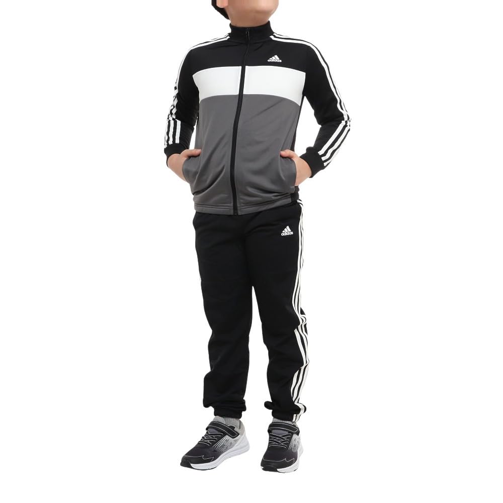 

Комплект из джерси, верх и низ, детский спортивный костюм Essentials 29325 150 [Adidas] Верх: Черный/Белый/Белый низ: Черно-белый (GN3970)