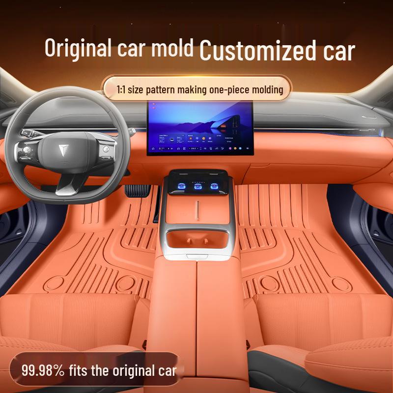 Deep Blue L07 TPE2025 5-Seater Car Floor Mat Set - Interior Carpet Accessories