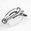 Men Business Reading Glasses Portable Metal Foldable Presbyopia Glasses Eyewear With Case Unisex Anti Blue Light +1.0 To+4.0