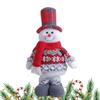 Standing Santa Claus Retractable Doll Snowman Elk Merry Christmas Decoration  Home Decoration
