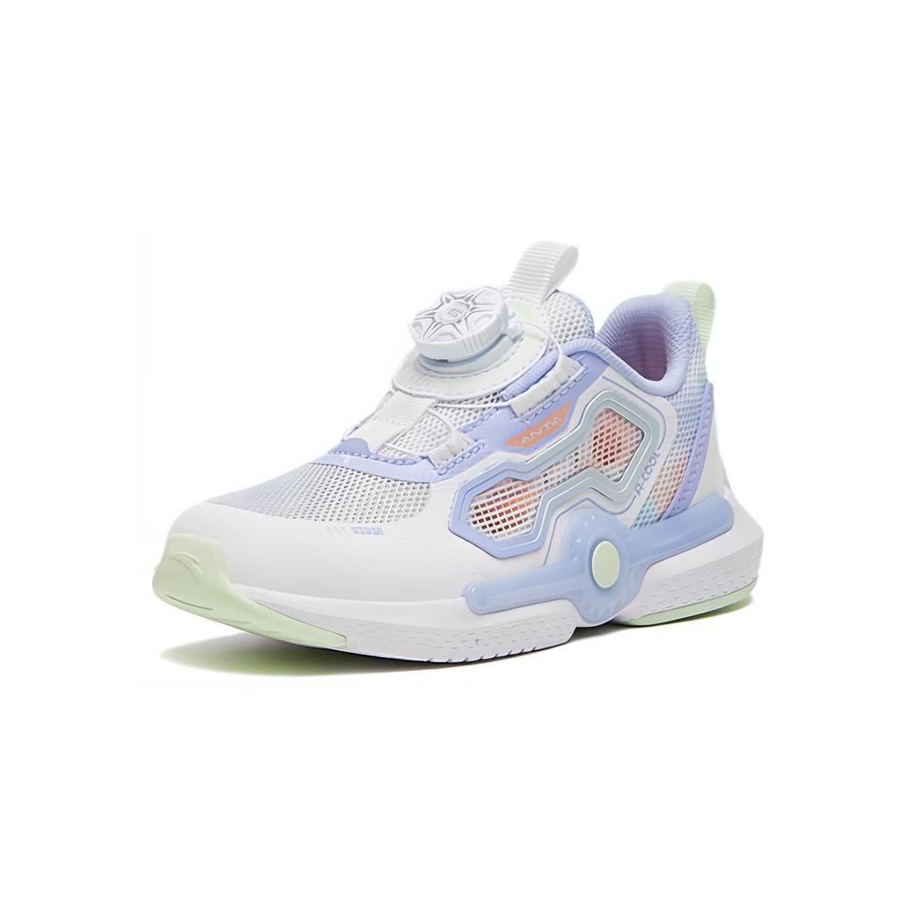 Anta Star Ring 1.0 Non-Slip Shock Absorbing Wear-Resistant Sports Casual Shoes Kids Sneakers White Blue 322329921-5