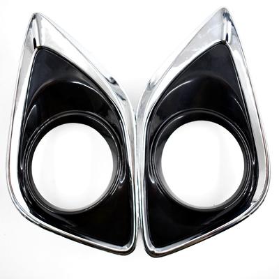 Paire Cache Lampe Phare Antibrouillard Garniture Inserts Pare-chocs Plastique Pour Toyota Venza 2013-2016
