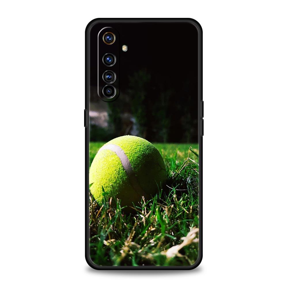 

Чехол для телефона со спортивным дизайном Теннисный мяч для Realme 12 11 10 9 8 5G 7 6 GT5 GT3 GT2 Pro Plus C21 C11 C25 C35 GT Neo 2 3 3T 5 Мягкий чехол Realme 12