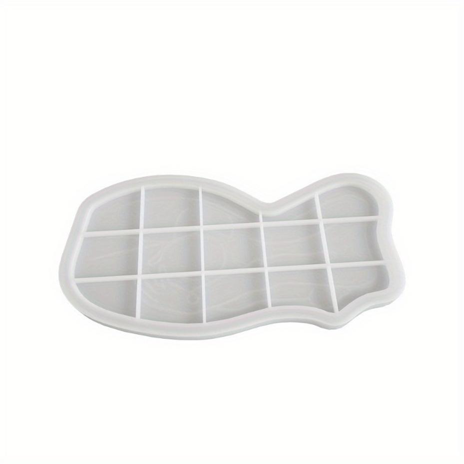 1 Pcs DIY Epoxy Resin Mold Cement Gypsum Abstract Human Body Lines Tray Storage Plaster Decoration Silicone Mold