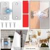 20/1Set Selbstklebende Magnetische Schrankverschlüsse Unsichtbare Magnete Türstopper Patch Möbel Schublade Fenster Türschließer Riegel