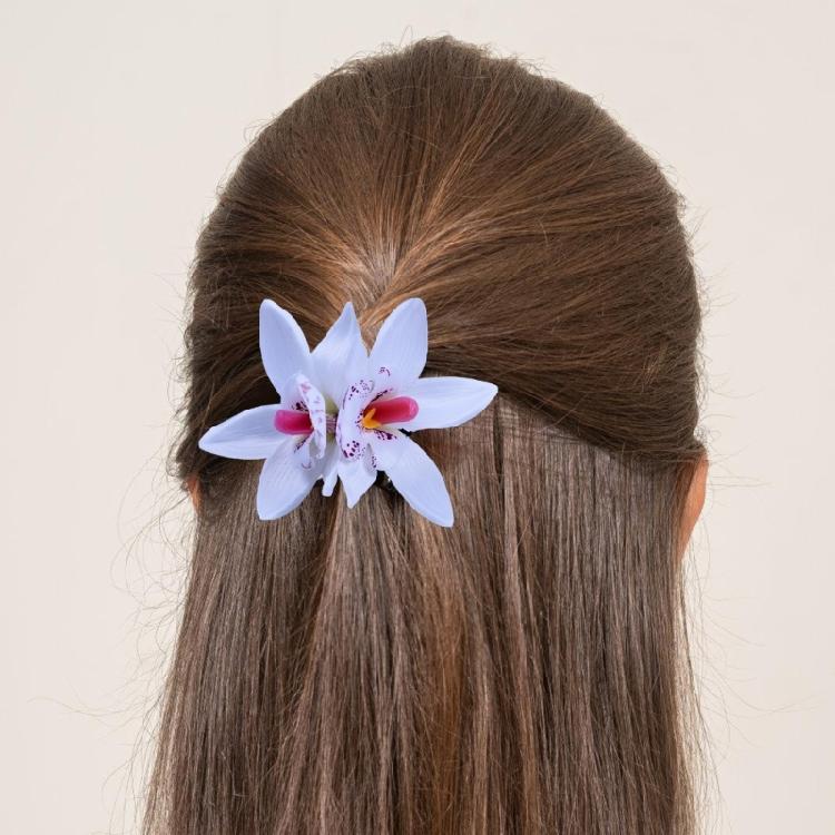 Flower Hairclip Cymbidium Hair Clip Side Hairpin Women Hair Styling Accessories Female Headwear Girl Hair Decors