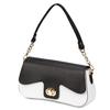 Vera Pelle Classic White Messenger Bag, Natural Leather