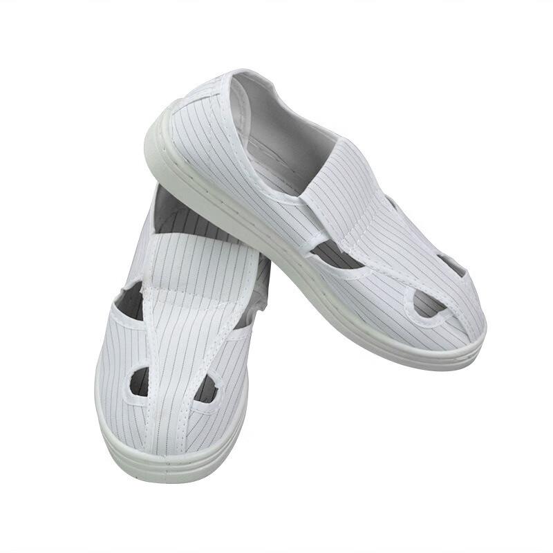 Антистатическая полосатая ткань для чистых помещений, рабочая обувь