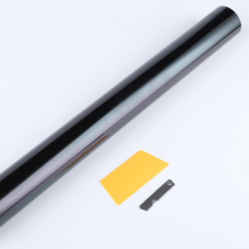 3mx50cm Car Window Tint Film 1/15/35/50 Percent UV Protector Glass Sticker Films Black Car Window Foils Tinting Film