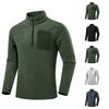 Halbzip-Pullover mit Stehkragen für Herren und Damen, Dickes Vielseitiges Lässiges Sweatshirt