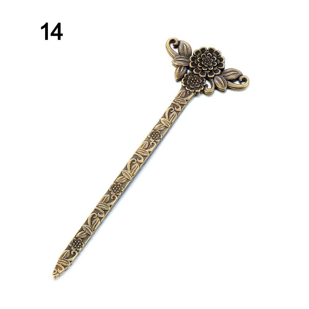 Hair Fork Hair Accessories Vintage Metallic Vintage Hair Sticks Hair Clip Bronze Hairpins Hairpin
