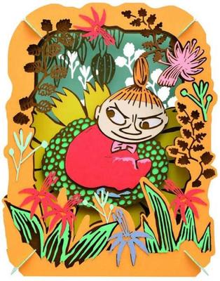 Ensky Paper Theater Moomin PT-080N Little My On the Flower