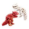 3D Printed Mini Skeleton Dinosaur Model Articulating Dinosaur Figurine Collectible Desktop Decoration for Kids Teens Adults