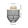 Beekeeper Costume Set Including 2 Beekeeping hat and Veil, 10 Wool Felt Beekeeping hat, 10 Round Double Sided Tape Beekeeper Helmet goggat Hats with