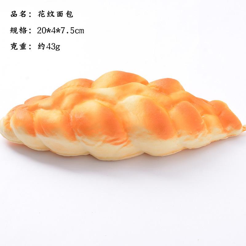 Pane Artificiale Sollievo dalla Pressione Impastare Sollievo dallo Stress giocattolo Cibo Finto Accessorio per Fotografia Modello per Vetrine e Armadietti fidget toy regali